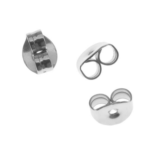 Unisex Earrings In Drawstring bag Aluminum Chain Links Dangle Earrings Black and Silver Twisted Jump Ring Earrings